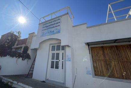 Modellhäuser für den Umweltschutz vor&nbsp;Eröffnung